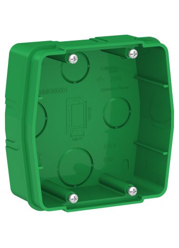 Коробка монтажная Blanca BLNMK000001 для силовых розеток, зеленый