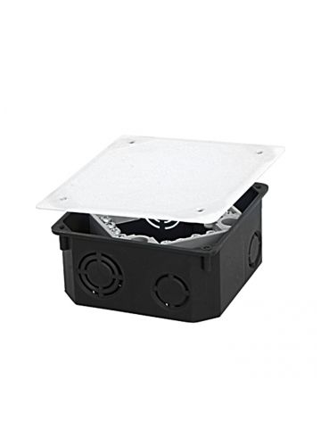 Коробка распаячная КМТ-010-022 для подштукатурного монтажа с клеммником и крышкой (107х107х50) EKF PROxima (plc-kmt-010-022)
