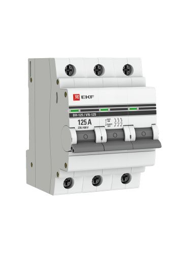 Выключатель нагрузки 3P 125А ВН-125 EKF PROxima (SL125-3-125-pro)