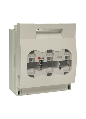 Выключатель-разъединитель УВРЭ 630А откидного типа под предохранители ППН (габ.3) EKF PROxima (uvre-630)