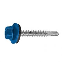 Кровельный саморез  для деревянного профиля оцинкованный RAL 5005