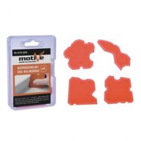 Шпатели фигурные для силикона (набор 4 шт.)