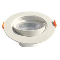 Cветильник светодиодный встраиваемый поворотный направленного света, круг, 7W, 4000K, IP40, TruEnergy