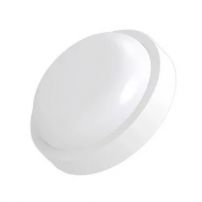 Светильник светодиодный пылевлагозащищенный с аккустическим датчиком и датчиком освещенности, круглый, 8w, 4000К,  IP54, пластик, TruEnergy