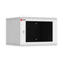 Шкаф телекоммуникационный настенный 6U (600х450) дверь стекло, Astra серия EKF PROxima