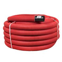 Труба гофрированная двустенная ПНД d90мм с зондом (50 м), EKF PROxima