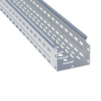 Лоток перфорированный металлический 100х3000мм EKF