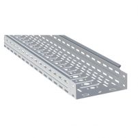 Лоток перфорированный металлический 80х3000мм EKF