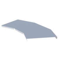 Крышка на угол 45° горизонтальный для лестничного лотка EKF