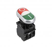 Кнопка LA32HND красно-зеленая "Пуск-Стоп" с подсветкой 24В DC NO+NC EKF PROxima