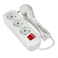 Удлинитель "Эксперт" 3 гнезда 3 метра 16А/3,5кВт с выключателем и заземлением ПВС 3х1 EKF PROxima