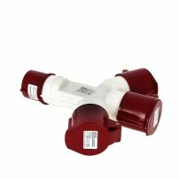 Розетка трехлучевая 1013-4h 2Р+РЕ 16А 110В IP44 EKF PROxima