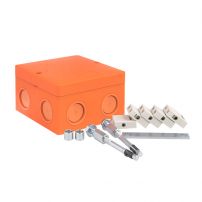 Коробка распаячная огнестойкая (101х101х62) 5 кк/1,5-6мм²/8 мв IP66 EKF PROxima