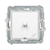 Выключатель 1-клавишный перекрестный в американском стиле Karlik MINI