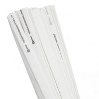 Термоусаживаемая трубка ТУТ нг 10/5 белая в отрезках по 1м EKF PROxima