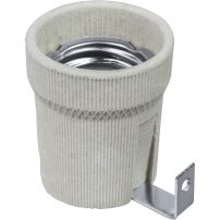 Патрон электрический Navigator NLH-CL-H-E27 керамический с держателем Е27