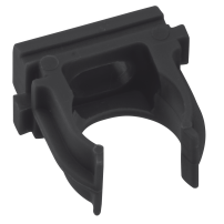 Крепеж-клипса черная d25мм (10шт.) Plast EKF PROxima