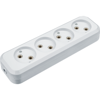 Колодка Navigator 61587 NCA-BL01-04-X-WH 4гн б/з АБС пластик