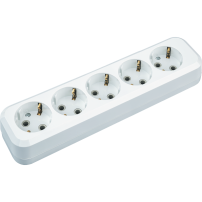 Колодка Navigator 61588 NCA-BL01-05-E-WH 5гн с/з АБС пластик