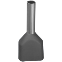 Наконечник-гильза втулочный Navigator 61038 NET-E2-0.75-8-B50 НШВИ2, сер.2 провода (50шт/упак)