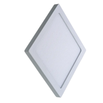 Светильник Универсальный квадратный 12w, 4000К, IP20, с регулируемым креплением, корпус пластик, без пульсации, Truenergy