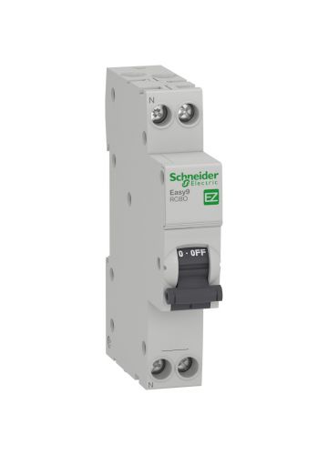 Дифференциальный автоматический выключатель Easy9 1P+N, 30mA, 4,5кА, C, АС, 18 мм
