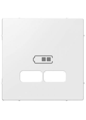 Центральная накладка Merten для USB механизма 2,1А
