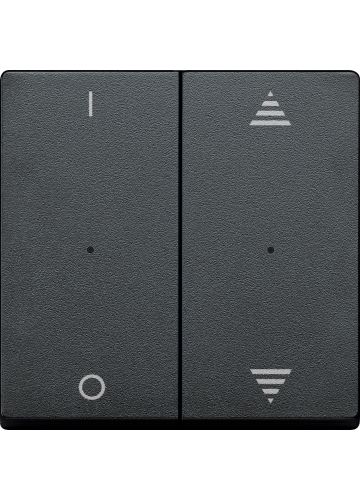 Клавиши Merten для модуля 2-кнопочного выключателя с символами I/0 и стрелок вверх/вниз