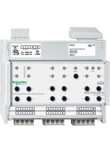 Исполнительное устройство Merten для выключателя REG-K/12x230/10 с ручным управлением