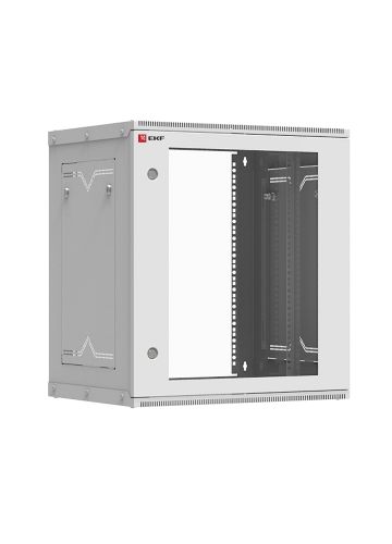 Шкаф телекоммуникационный настенный разборный 12U (600х350) дверь стекло, Astra серия EKF PROxima