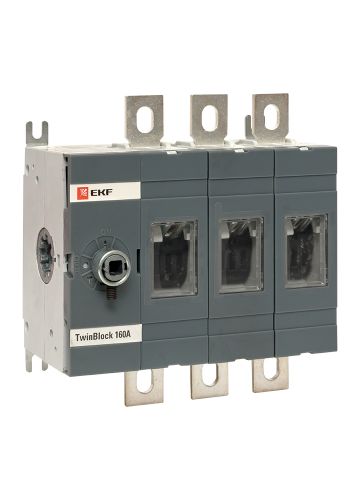 Рубильник 160A 3P без рукоятки управления TwinBlock EKF PROxima