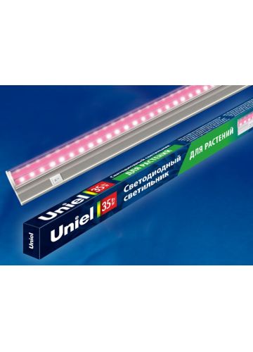 Светильник для растений светодиодный Uniel ULI-P21-35W/SPSB линейный, 1150мм, выключатель на корпусе, спектр для рассады и цветения, IP40