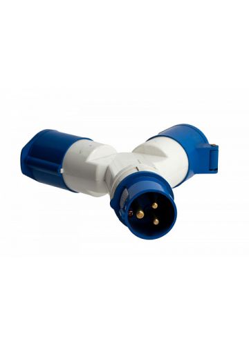 Розетка двухлучевая 1012-214 3Р+РЕ 16А 380В IP44 EKF PROxima