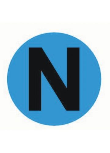 Наклейка "N" d=20mm. EKF PROxima