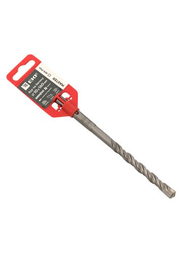 Бур по бетону SDS-plus (2 резца) (4S спираль) EKF Master