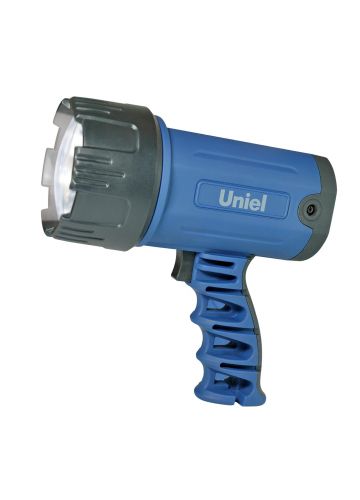 Фонарь Uniel серии Стандарт «Distance light — 3 max», прорезиненный корпус, 3 Watt LED,  1200mA Ni-MH в/к, синий