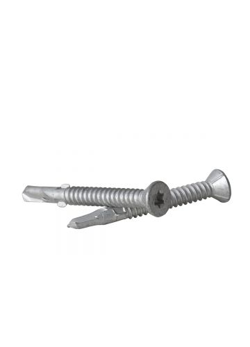 Саморез в потай DIN 7504Р со сверлом, потай, цинк (Китай)