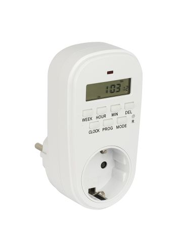Розеточный электронный таймер SAT-20p 16A недельный EKF PROxima
