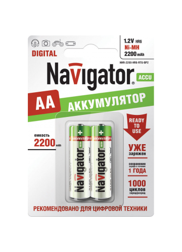 Аккумуляторы Navigator NHR-2200-HR6-RTU-BP2