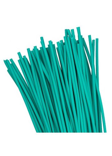 Термоусаживаемая трубка ТУТ нг 4/2 зеленая в отрезках по 1м EKF PROxima