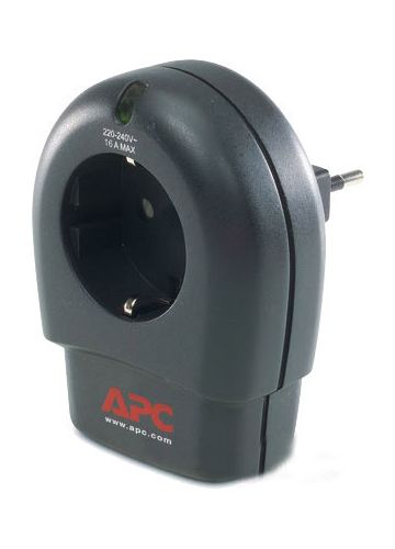 Сетевой фильтр APC SurgeArrest 1 розетка, черный (P1-RS)