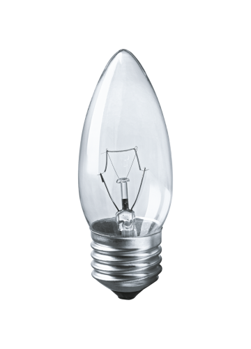 Лампа накаливания Navigator формы «свеча» 94328 NI-B-40-230-E27-CL