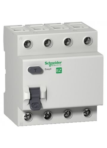 УЗО (Дифференциальный выключатель нагрузки Easy9) 4P
