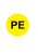 Наклейка "PE", d = 20 мм EKF PROxima (an-2-07-1)