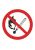 Наклейка "Запрещается пользоваться открытым огнем и курить" Р02 (200х200 мм) EKF PROxima (an-3-08)