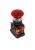 Кнопка AELA-22 "грибок" с подсветкой NO+NC 380В EKF PROxima, красный (pbn-aela-1r-380)