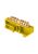 Шина "0" N (6х9мм) 8 отверстий латунь изолятор на DIN-рейку EKF PROxima, желтый (sn0-63-08-dz)