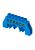 Шина "0" N (8х12мм) 6 отверстий латунь нейлоновый корпус комбинированный розничный стикер EKF PROxima, синий (sn0-125-6-dn-r)