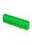Шина "0" PE (6х9мм) 12 отверстий латунь изолированный корпус на DIN-рейку розничный стикер EKF PROxima, зеленый (sn0-63-12-ig-r)