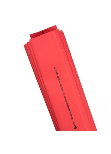 Термоусаживаемая трубка ТУТ нг 40/20 красная в отрезках по 1м EKF PROxima (tut-40-r-1m)